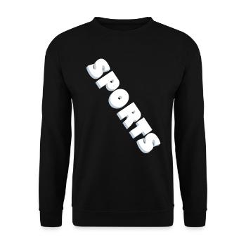 Sports Sport - Unisex Sweatshirt - black - Front - Alina (178cm) & Michal (187cm)