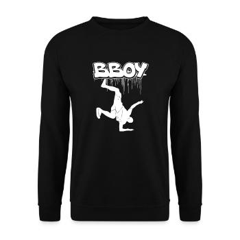 Breakdance Bboying Gift I Breakdance - Sweat-shirt Unisexe - noir - Devant - Alina (178cm) & Michal (187cm)
