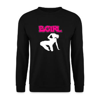 Breakdance Bboying Gift I Breakdance - Sweat-shirt Unisexe - noir - Devant - Alina (178cm) & Michal (187cm)