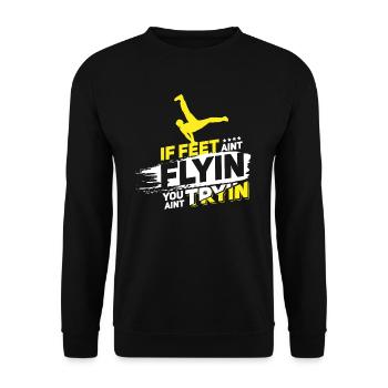 Cadeau de breakdance Bboying I breakdance - Sweat-shirt Unisexe - noir - Devant - Alina (178cm) & Michal (187cm)