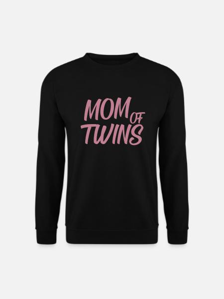 Mama Zwillinge Mutter Geschenk I Muttertag Mami - Unisex Pullover - Schwarz