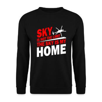 Pilote d'hélicoptère cadeau je hélicoptère hélicoptère - Sweat-shirt Unisexe - noir - Devant - Alina (178cm) & Michal (187cm)