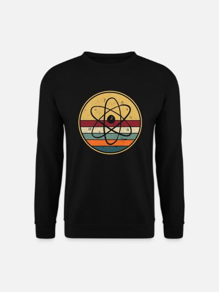 Physiker Geschenk I Wissenschaft Atom Physik Nerd - Unisex Pullover - Schwarz