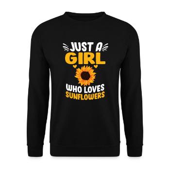 Fleuriste Jardinier Cadeau I Fleuriste Fleuriste - Sweat-shirt Unisexe - noir - Devant - Alina (178cm) & Michal (187cm)