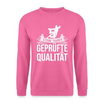 Handball Trainer I Handballer Jugendtrainer - Unisex Pullover - Pink - Vorne