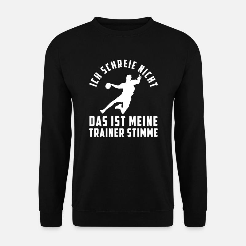 Handball Trainer I Handballer Jugendtrainer - Unisex Pullover - Schwarz