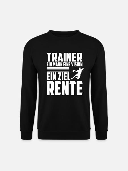 Handball Trainer I Handballer Jugendtrainer - Unisex Pullover - Schwarz
