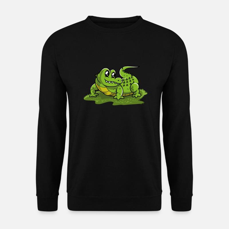crocodile - Unisex Sweatshirt - black