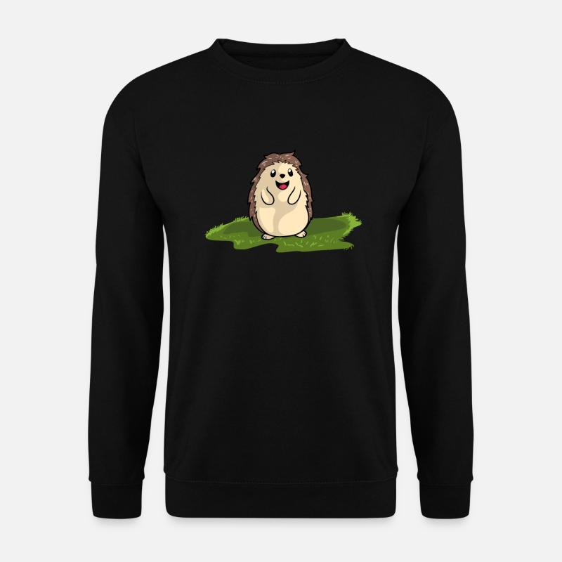 Hedgehog - Unisex Sweatshirt - black