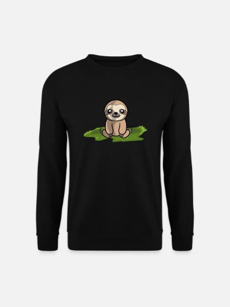 Faultier - Unisex Pullover - Schwarz
