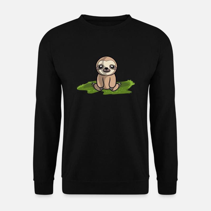 Faultier - Unisex Pullover - Schwarz