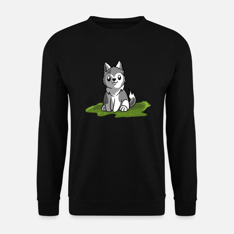 Wolf - Sweat-shirt Unisexe - noir