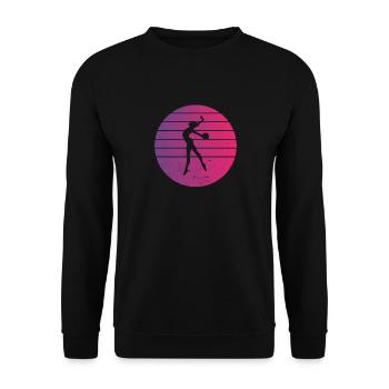 RSG Turnerin Rhythmische Sportgymnastik - Unisex Pullover - Schwarz - Vorne - Alina (178cm) & Michal (187cm)
