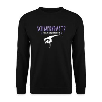 RSG Turnerin Rhythmische Sportgymnastik - Unisex Pullover - Schwarz - Vorne - Alina (178cm) & Michal (187cm)