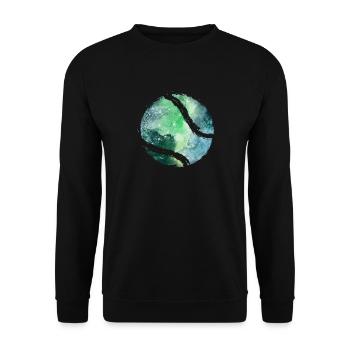 Tennis - Unisex Pullover - Schwarz - Vorne - Alina (178cm) & Michal (187cm)