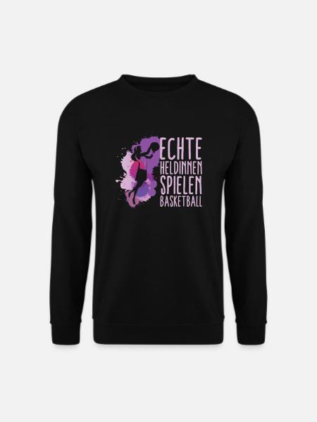 Basketball Mädchen Streetball - Unisex Pullover - Schwarz