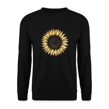 Sunflower - Unisex Sweatshirt - black - Front - Alina (178cm) & Michal (187cm)