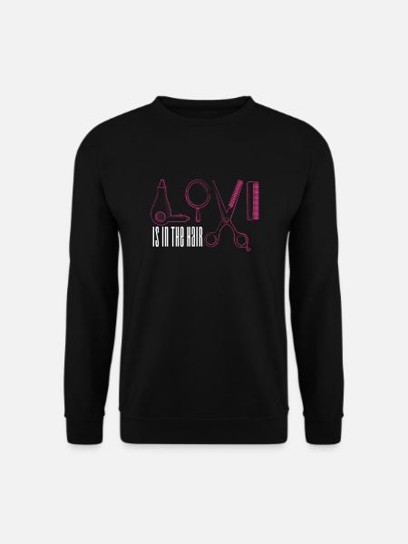 Coiffeur coiffeur coiffeur - Sweat-shirt Unisexe - noir