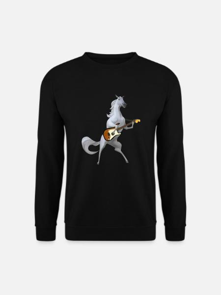 Gitarre Gitarrist - Unisex Pullover - Schwarz