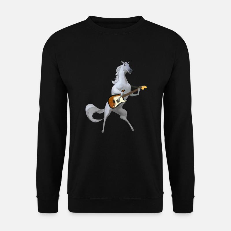 Gitarre Gitarrist - Unisex Pullover - Schwarz