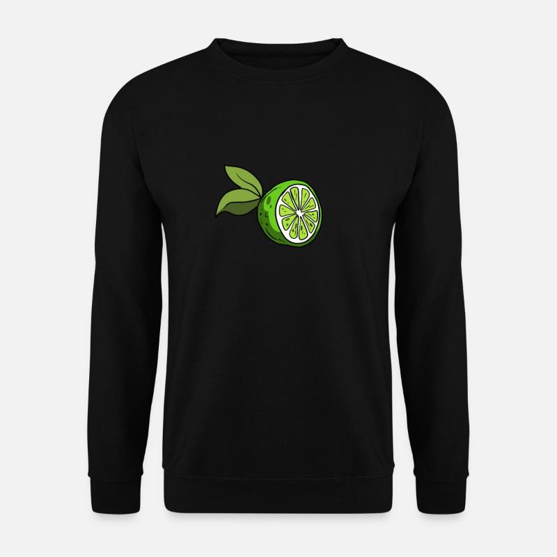 lime - Unisex Sweatshirt - black