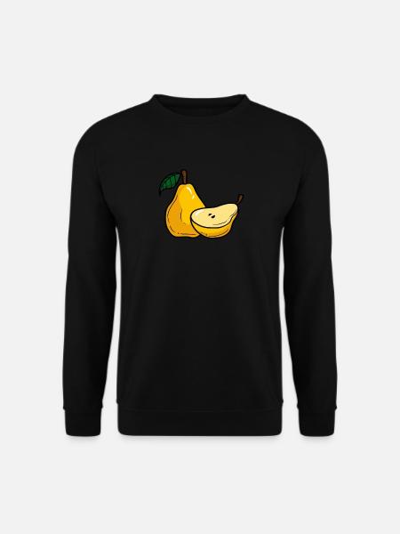 Birne - Unisex Pullover - Schwarz