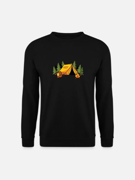Camping Camping Hiking - Unisex Sweatshirt - black