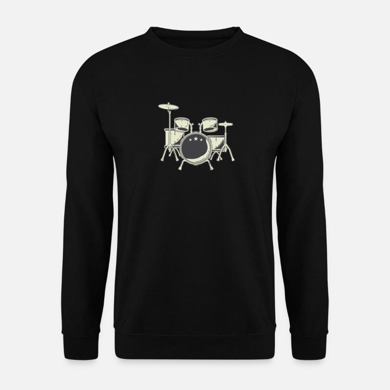 Batteur de batterie - Sweat-shirt Unisexe - noir
