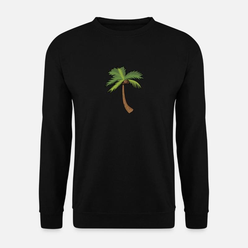 Palme Kokuspalme Kokosnuss - Unisex Pullover - Schwarz