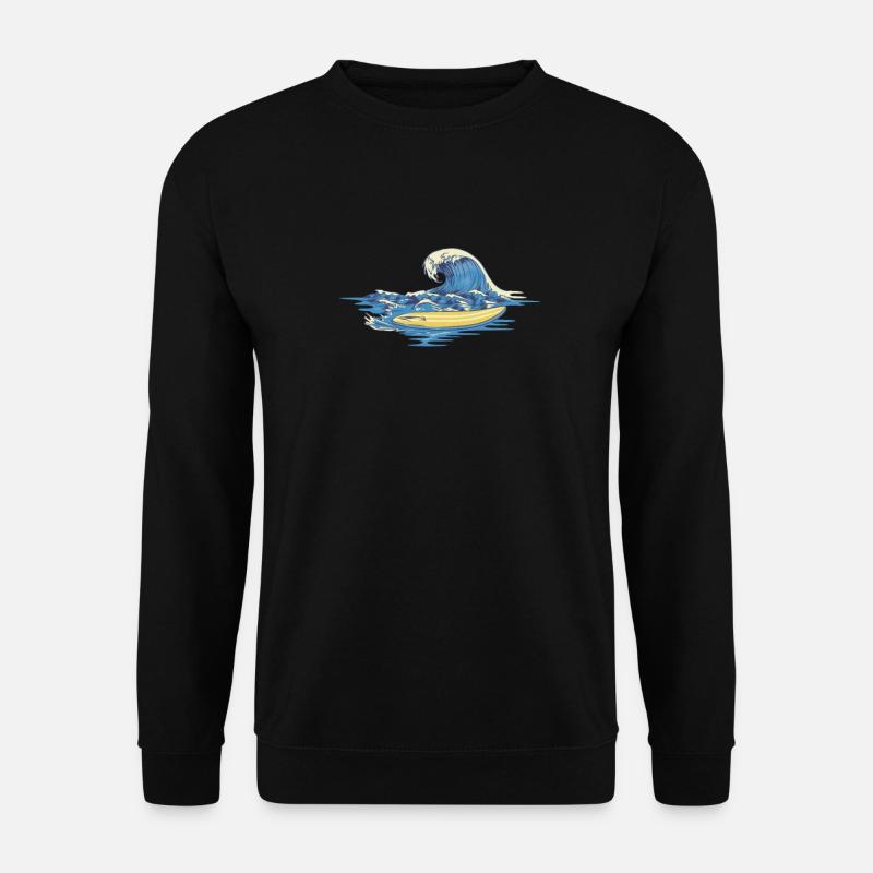 Surf surf - Sweat-shirt Unisexe - noir