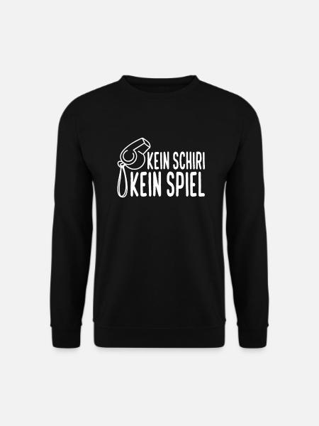 Fußball Schiri Fussball Schiedsrichter - Unisex Pullover - Schwarz