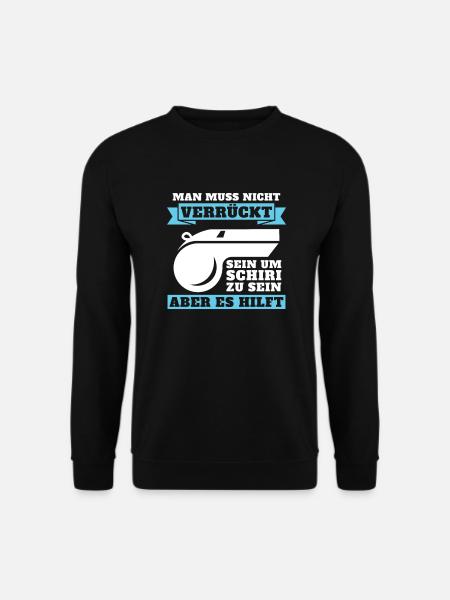 Fußball Schiri Fussball Schiedsrichter - Unisex Pullover - Schwarz