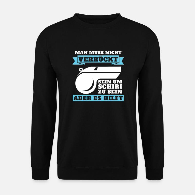 Fußball Schiri Fussball Schiedsrichter - Unisex Pullover - Schwarz