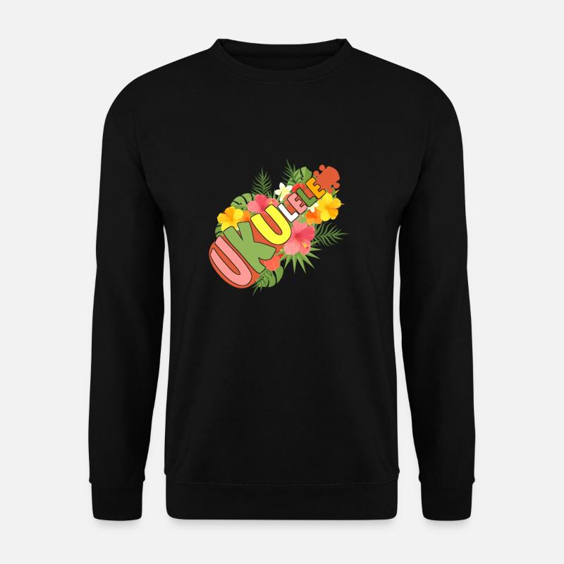 Uke ukulele - Unisex Sweatshirt - black