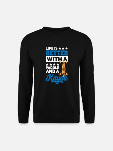 Kayak Kayak Kayaker - Unisex Sweatshirt - black
