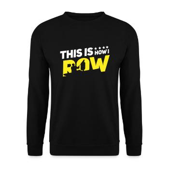 Kayak Kayak Kayaker - Unisex Sweatshirt - black - Front - Alina (178cm) & Michal (187cm)