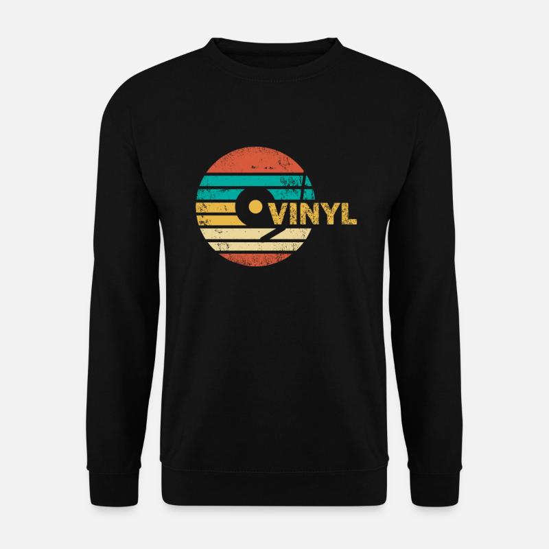 Disque vinyle - Sweat-shirt Unisexe - noir
