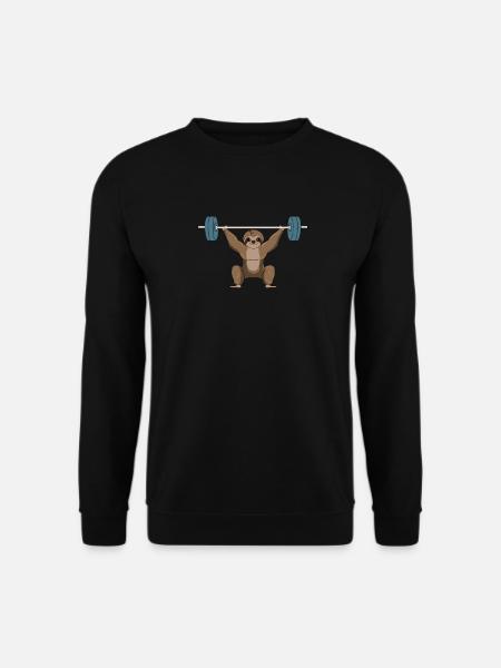 Gewichtheben Gewichtheber Langhantel - Unisex Pullover - Schwarz