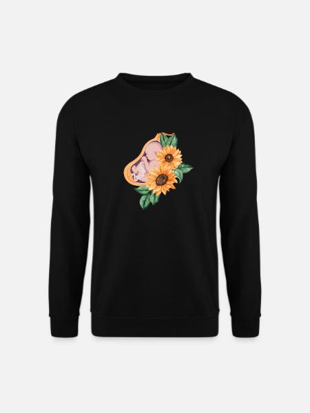 Hebamme Dankeschön - Doula Schwanger Geburtshilfe - Unisex Pullover - Schwarz