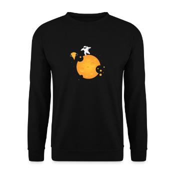 Plateau de fromages Fromages Fromages laitiers - Sweat-shirt Unisexe - noir - Devant - Alina (178cm) & Michal (187cm)