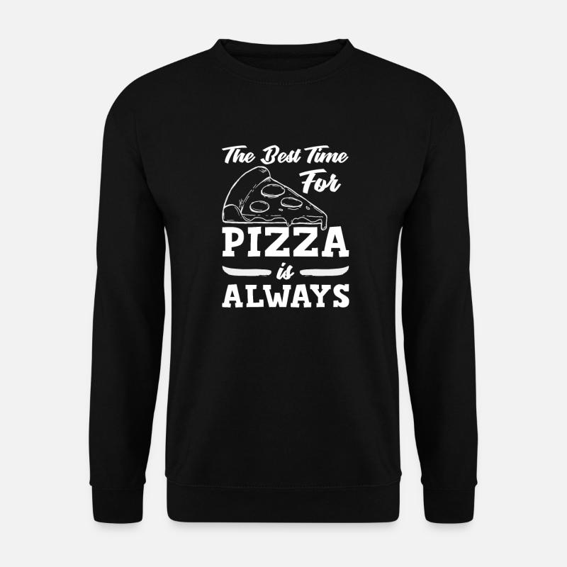 Pizza pizzeria pizza maker - Unisex Sweatshirt - black