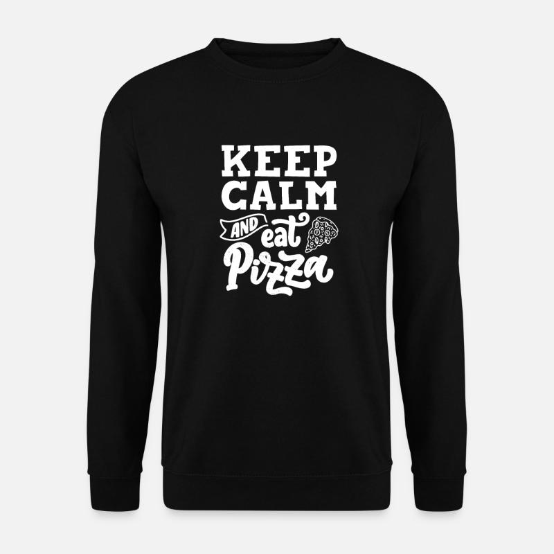 Pizza pizzeria pizza maker - Unisex Sweatshirt - black