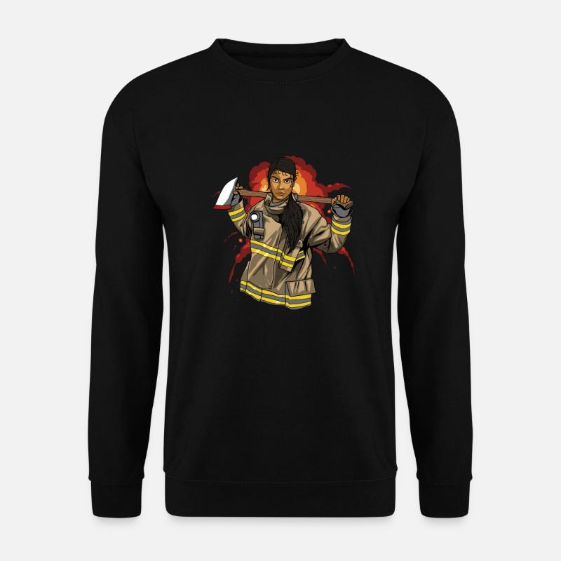 Pompier pompier pompier - Sweat-shirt Unisexe - noir