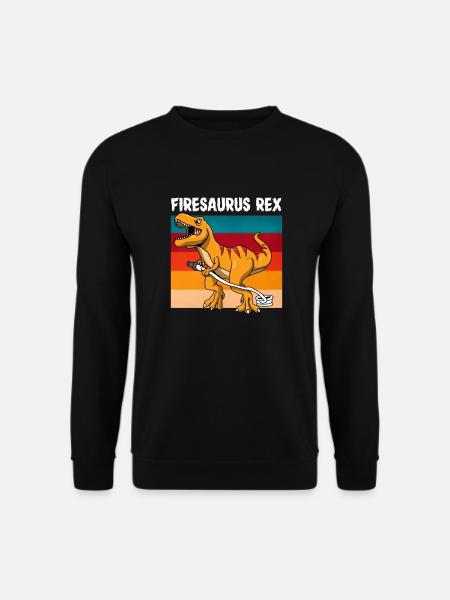 Fire department fire engine firefighter - Unisex Sweatshirt - black