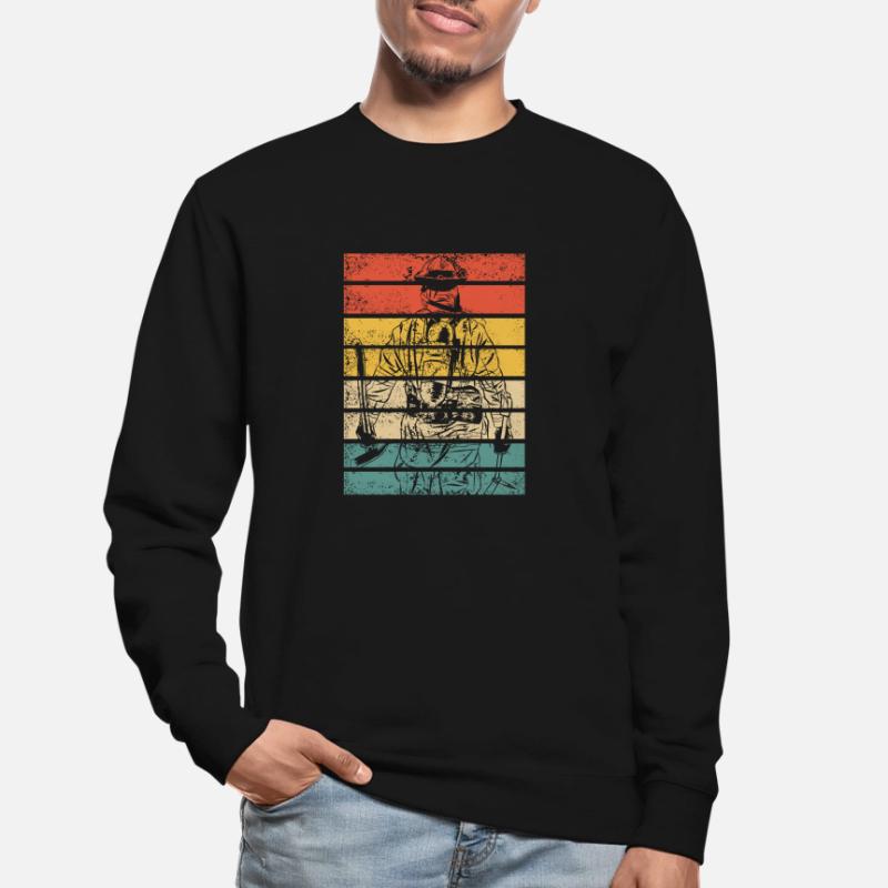 Pompier pompier pompier Sweat-shirt Unisexe