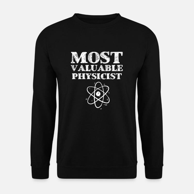 Physiker Atom Physik - Unisex Pullover - Schwarz