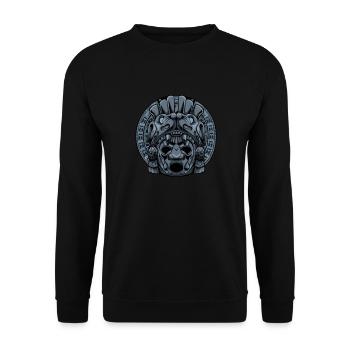 Guerriers Incas de la culture maya aztèque - Sweat-shirt Unisexe - noir - Devant - Alina (178cm) & Michal (187cm)