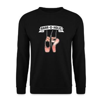 Danseuse de ballet ballerine - Sweat-shirt Unisexe - noir - Devant - Alina (178cm) & Michal (187cm)