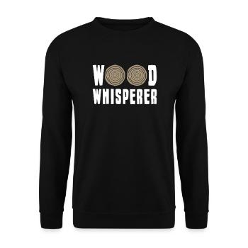 Carpenter woodworker carpenter joiner - Unisex Sweatshirt - black - Front - Alina (178cm) & Michal (187cm)
