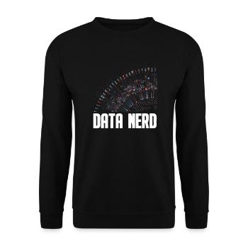 Data Science Analyst Data Scientist - Unisex Pullover - Schwarz - Vorne - Alina (178cm) & Michal (187cm)